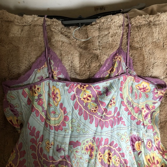 LUXURY NICK&NORA 100%SILK CHEMISE, RARE PLUS SIZEXXL,VHTF, EUC,VIBRANT, ELEGANT - Picture 11 of 16